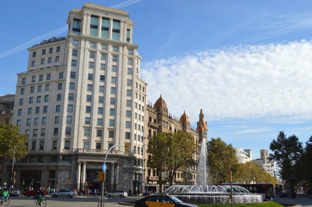 Exploring Barcelona by foot