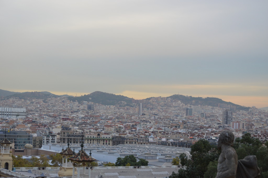 View from the MNAC
