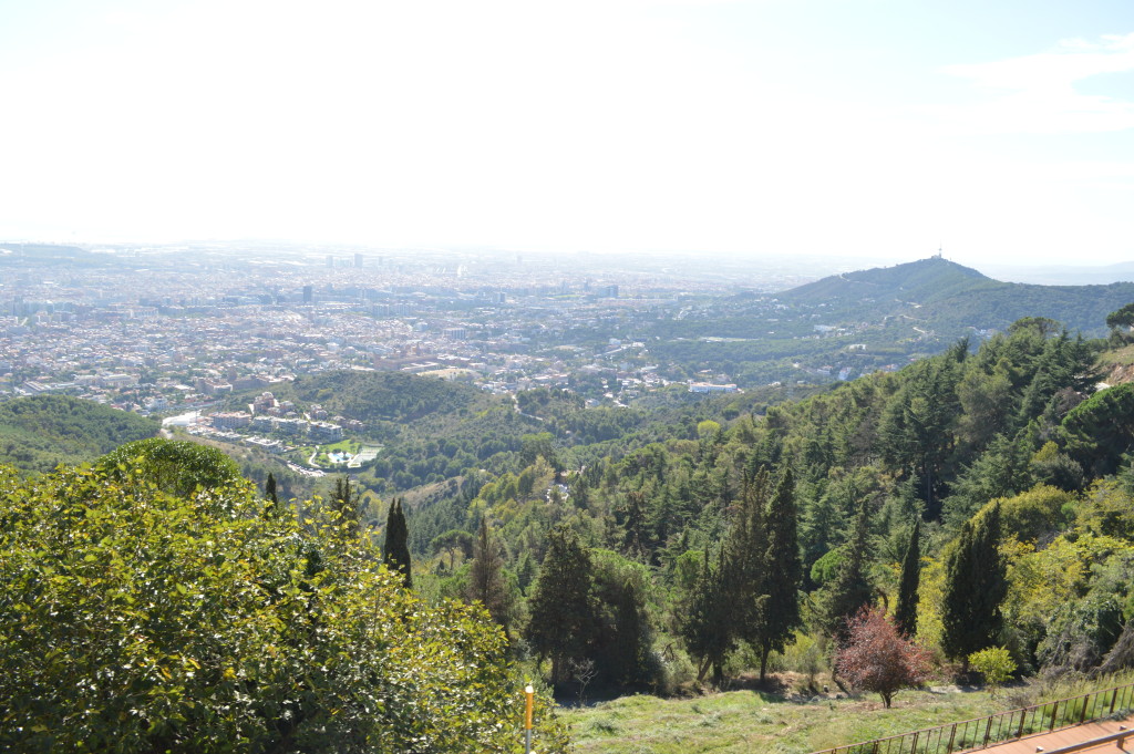 View from Tibidabo mountain