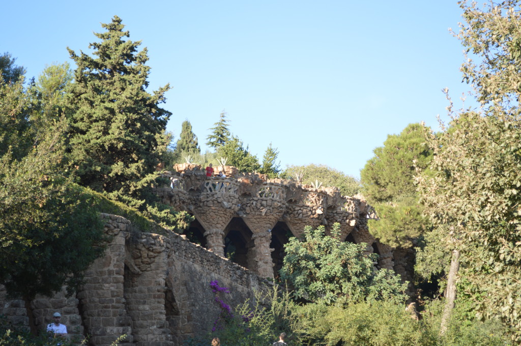 Inside Park Guell