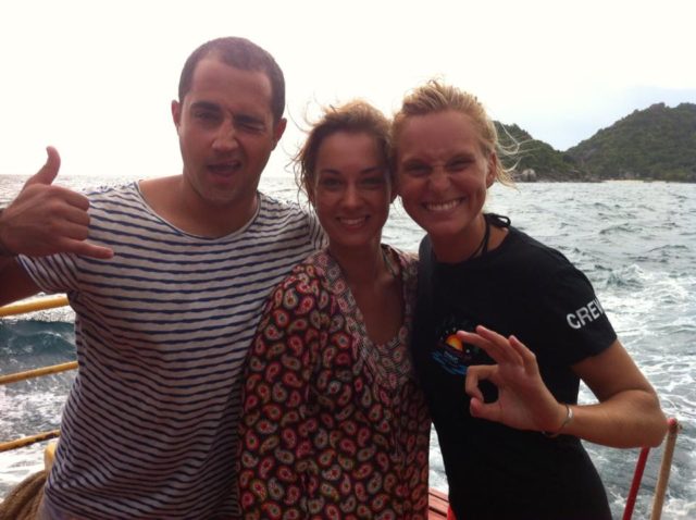 Journey between dive sites