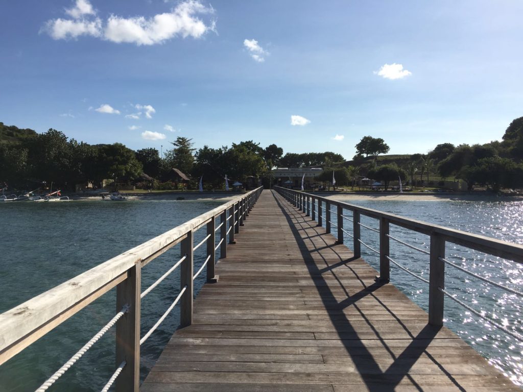 Private jetty at Ko Ko Mo Gili Gede